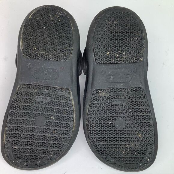 CROCS BISTRO SLIP RESISTANT BLACK RPUND TOE WOMEN’s WORK CLOG SZ 7 - Picture 8 of 9